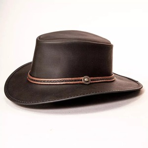 Top Trending High Quality Leather Design Cowhide Cowboy <b>Hats</b> for Men Fashionable Adult <b>Western</b> Cowboy <b>Hats</b> - Product Image 1