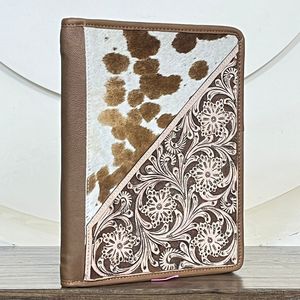 Superbe Organiseur Portefeuille en Cuir de Vachette avec Fermeture Éclair, Reliure à Anneaux, Bloc-Notes et Organiseur Professionnel – Édition Spéciale Septembre - Product Image 4