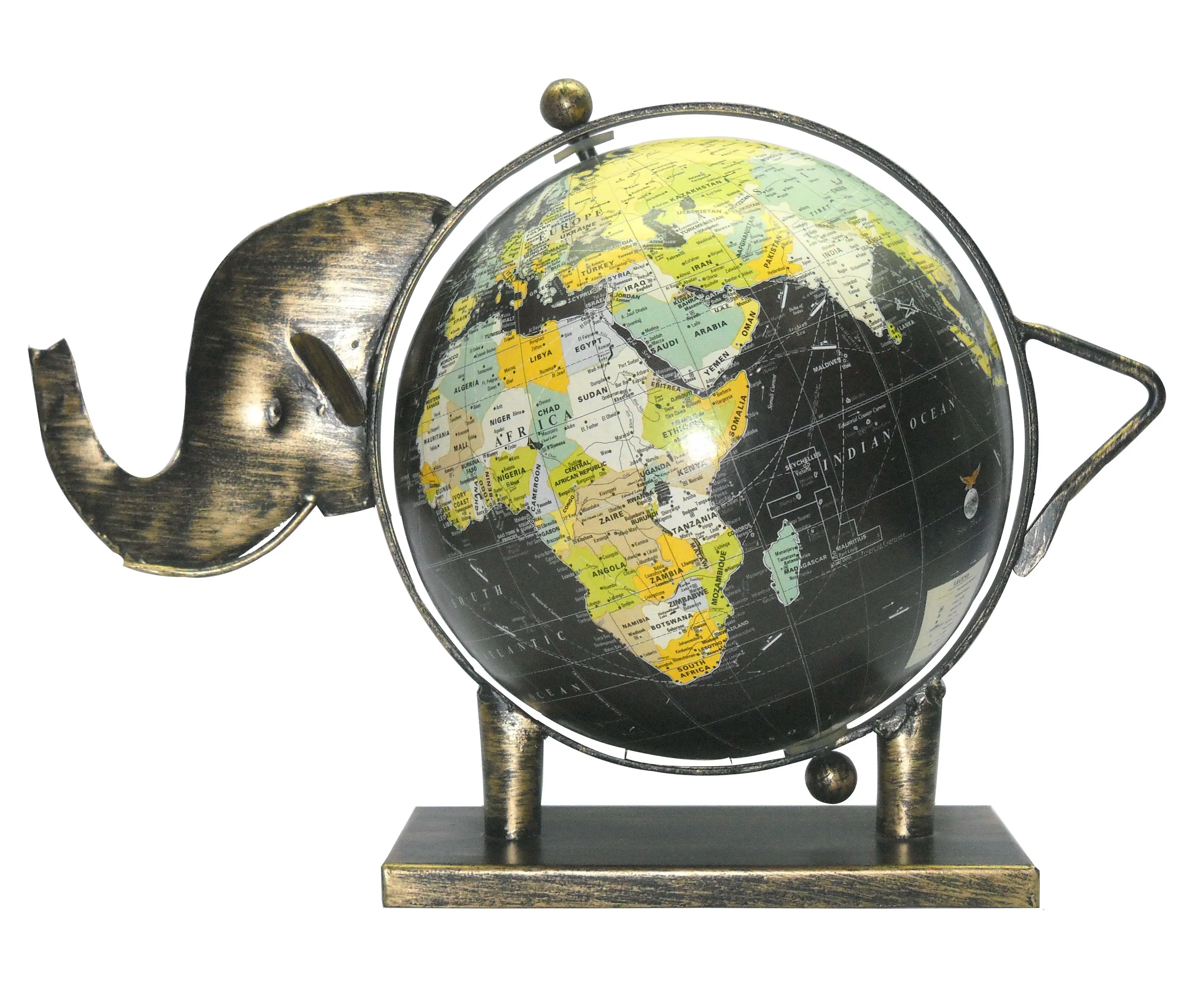 Настольная вращающаяся география мир Глобус декор для стола металлический мир глобус с мраморной основой модель земли Уникальный Мир Глобус металл