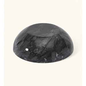 Bol en marbre noir naturel, plat de présentation de luxe en pierre pour table basse, fait main, vente en gros, bol décoratif pour fruits - Product Image 3