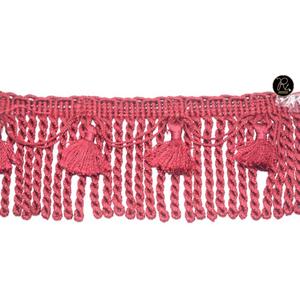 Bordure en dentelle à franges de qualité supérieure or et argent pour robes, rideaux et artisanat, bordure décorative à pompons pour vêtements de mariée et projets DIY - Product Image 1