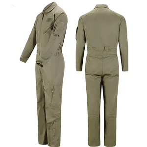 Combinaison de travail de sécurité pour hommes à manches longues, respirante, en coton, avec poches, vêtement de travail une pièce, combinaison de sécurité - Product Image 1