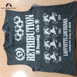 100% Pure Material Cotton <b>Drop</b> Shoulder <b>Acid</b> Washed T Shirt for Men Best Quality New Anti-wrinkle Custom Logo Short Sleeve Tees - Product Image 3