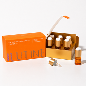 ชุดผลิตภัณฑ์บำรุงผิวหน้า ILUTINE Vita Shot Program Ampoule วิตามินซี เซรั่มหน้าขาวใส ลดเลือนริ้วรอย สำหรับใช้ที่บ้าน - Product Image 1
