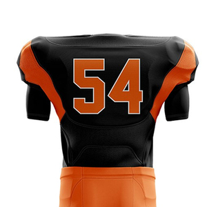 Uniforme de football américain sur mesure de haute qualité pour hommes, 100% polyester, séchage rapide, équipe Lamar Jackson, toutes saisons - Product Image 6