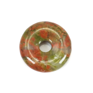 Donuts en Cristal Naturel, Donuts en Pierre de Cristal Unakite, Pierres Gemmes en Cristal, Donuts de Guérison en Cristal Reiki, Agate, Grossiste - Product Image 4