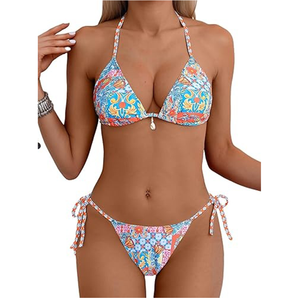 Ensemble de lingerie sexy pour femmes, soutien-gorge et bikini en dentelle, effet push-up - Product Image 1