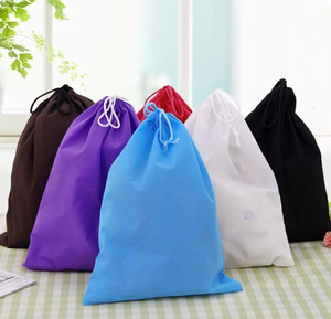 Recyclable Drawstring Non-Woven <b>Packaging</b> <b>Bags</b> with Heat Press Sealing Custom Shoe Textile Storage <b>Bag</b> - Product Image 3