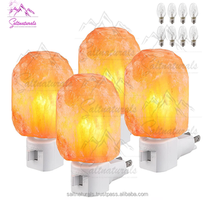 <b>Crystal</b> Pink Himalayan Salt Wall Lamp Handmade Eco-Friendly Feng Shui Love Style for Home Decoration - Product Image 6