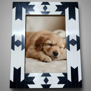 กรอบรูปเรซิ่นฝังลายทำมือ คุณภาพพรีเมียม เงางาม หรูหรา สำหรับตกแต่งบ้าน โดย Tradebyd - Product Image 2