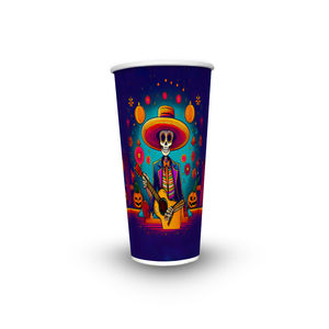 Taza de papel de pared simple de 8oz impresa personalizada desechable con revestimiento de PE para bebidas calientes - Product Image 6