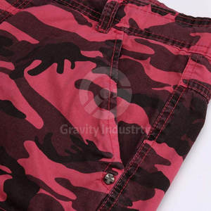 Pantalones cortos cargo de algodón con logo personalizado para hombre, talla adulta, fabricados en Pakistán, pantalones cortos cargo para hombre - Product Image 5