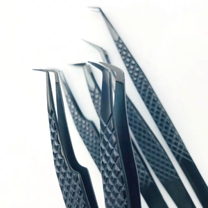 Pince à épiler pour cils en acier inoxydable de haute qualité, 45/90 degrés, antistatique, durable, outils d'extension de cils, vente en gros - Product Image 6