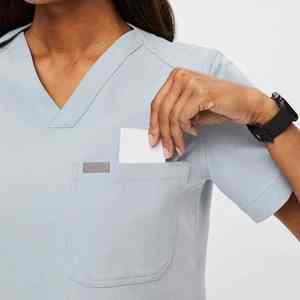 Nouvelle tenue professionnelle pour femmes, résistante à l'eau, pour réceptionniste, personnel de santé, bureau d'accueil, uniforme d'hôpital, vente en gros - Product Image 6