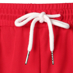 Servicio OEM, Pantalones Cortos Deportivos Casuales de Lona 100% Poliéster de Alta Calidad, para Correr, Béisbol, con Logotipo Personalizado, Color Sólido, Transpirables y de Secado Rápido - Product Image 4