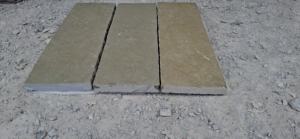 Tuiles et dalles de grès vert de Kandla avec la finition naturelle conçue pour les panneaux de mur de plancher pavant la pierre décorative d'aménagement paysager - Product Image 4