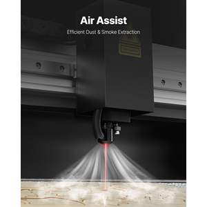 55W 20x12 Desktop CO2 Laser Engraver <b>Cutter</b> <b>Machine</b> 16MP Camera Rotary Axis Water Pump LightBurn CorelDRAW RDWorks Compatible - Product Image 6