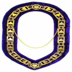Masonic Regalia Blue Lodge Chain Collar Master Mason Apron <b>Sequin</b> Decoration Square Compass Package Deal Metal Plating Technique - Product Image 3