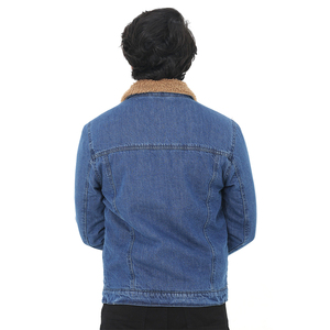 <b>Men's</b> High Quality 100% Cotton Denim <b>Jacket</b> Washable <b>Mens</b> <b>Jean</b> <b>Jackets</b> Sustainable Plus Size Made in Pakistan for Winter - Product Image 3