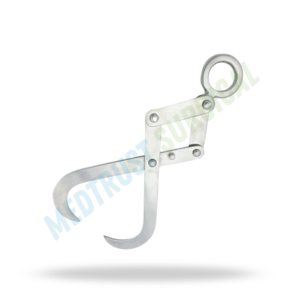 Krey Hook Double Action 8 pouces, instrument vétérinaire obstétrical pour l'assistance au calvage - Product Image 3