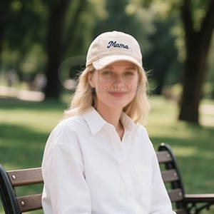 Chapeau pour la fête des mères avec sangle réglable, tissu en coton doux et style décontracté pour un usage quotidien - Product Image 5