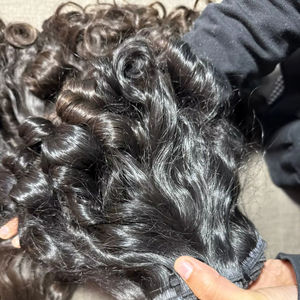 Extensiones de Cabello Rizado Natural al 100% de la India, Paquetes de Cabello Rizado para Bebés, Venta al por Mayor - Product Image 6