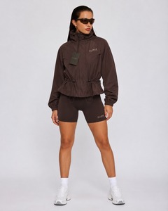 Conjunto Corto de Chaqueta y Pantalones Cortos Cortavientos para Mujer, Ropa Deportiva Ligera y Cómoda - Product Image 5