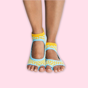 Calcetines de Ballet Antideslizantes, Calcetines de Danza sin Dedos con Logotipo Personalizado, Fábrica JZVINA, Calcetines Cortados para Mujer para Pilates y Yoga, con Agarre Superior Certificado - Product Image 1