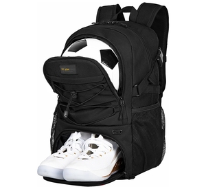 Custom Logo Soccer Backpack <b>for</b> <b>Men</b> Basketball <b>Bag</b> with Ball Space Separate Shoe Space <b>for</b> Basketball Soccer Volleyball Training - Product Image 5