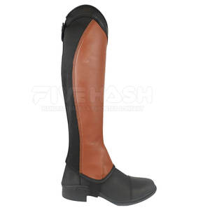 Protectores de Piernas para Caballos de Cuero de Calidad, Correa Resistente, Protectores de Cuero para Entrenamiento de Caballos al Aire Libre - Product Image 3