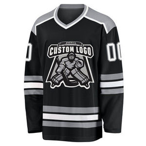 2026 Custom Made High Quality Slim Fit Plaid Ice Hockey Jersey Front Logo OEM Team Name Summer Quick Dry Anti-Bacterial Factory - Product Image 2