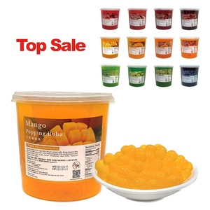 Perles Éclatantes en Gros 3,4 kg Bouteille Jus de Fruits de Taïwan Garniture pour Bubble Tea Boba Éclatant à la Mangue - Product Image 2