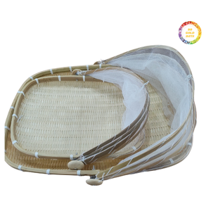 Cúpula Plegable de Bambú Tejida a Mano para Cubrir Alimentos, con Tamaño y Color Personalizables, para Mantener la Comida Fresca y Limpia - Product Image 5