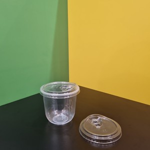 Wholesale Custom BPA Free Vietnam Factory 12/16/24oz U Shape PP <b>Plastic</b> Cups with lids for Hot Cold Drink Coffee Tea Juice - Product Image 3