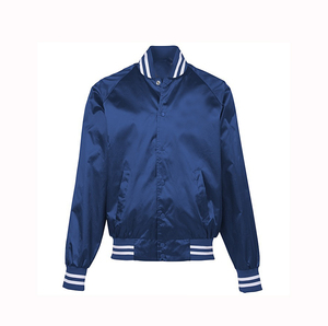 Chaquetas Varsity de Satén para Hombre de Primera Calidad al por Mayor, Hechas a Medida, Transpirables, Ropa Urbana, Chaquetas de Invierno de Satén para Hombre - Product Image 5