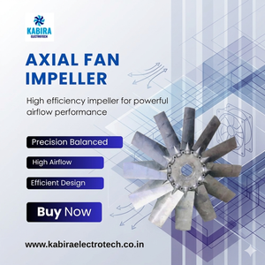 Ventilador Axial de Paso Ajustable con Aspas de Aleación de Aluminio, Alto Flujo de Aire, para Ventilación Industrial y Torres de Refrigeración, Duradero, OEM - Product Image 1