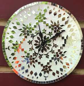 Unique <b>Mirror</b> Mosaic Art Wall Hanging Decorative Handmade Wall <b>Panel</b> for Living Room Bedroom and Home Decor For Sale - Product Image 4