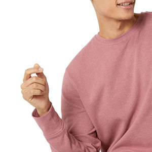 Men's Crewneck Sweatshirts Polyester/Cotton 320g <b>Thick</b> <b>Fleece</b> Breathable Winter Long Sleeve - Product Image 3