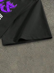 ชุดเสื้อยืดแขนสั้นคอกลมพิมพ์ลายตัวอักษรลำลองสำหรับฤดูร้อนสำหรับผู้ชายและชุดกางเกงขาสั้น - Product Image 4