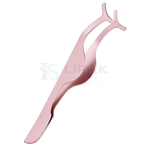 Pince à épiler chirurgicale de précision Ijrak 10 mm en acier inoxydable à pointe lisse pour extensions de cils et application de maquillage des yeux - Product Image 4