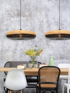 Wholesale Price Bamboo Ceiling <b>Light</b> Handmade Woven <b>Chandelier</b> For Contemporary Living Spaces - Product Image 6