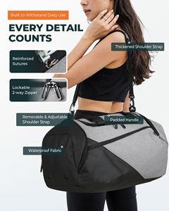 Fashionable Durable Multi-Functional Anti-Theft <b>Waterproof</b> Polyester External Frame Gym Sports <b>Duffel</b> <b>Bag</b> Workout Overnight - Product Image 6