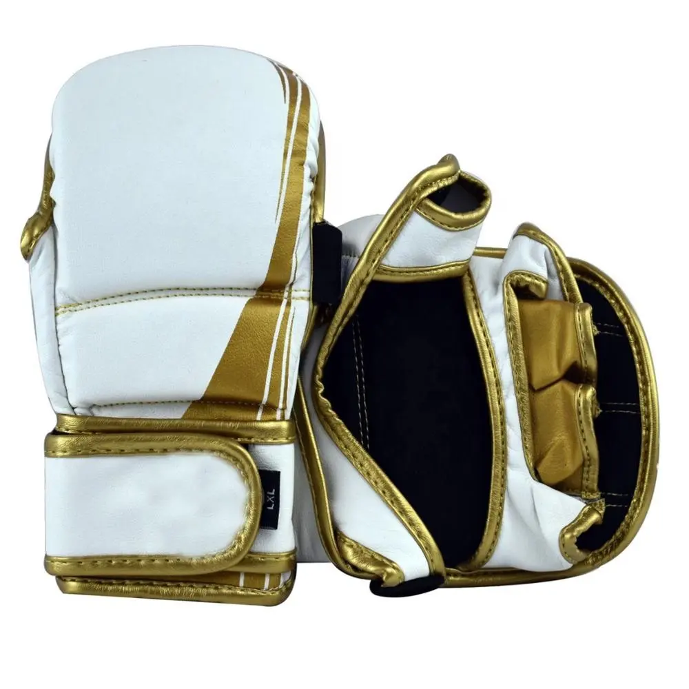 Wholesale open palm MMA Boxing Gloves,High quality custom MMA gloves training UFC fighting thick padding gloves