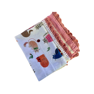 Serviettes de cuisine en coton à motif floral citrouille 40x60cm 180GSM 200TC, torchons imprimés OEKO-TEX BSCI, faible MOQ, OEM ODM, commerce B2B Inde - Product Image 2