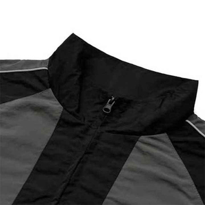 Adults <b>Windbreaker</b> Sets <b>Black</b> Color Hooded Jackets Zipper Up Long Sleeve Casual Wear <b>Windbreaker</b> Tracksuit For Winter Tracksuit - Product Image 3