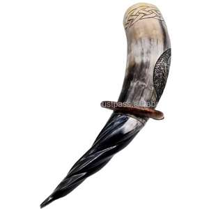 เขาสัตว์วิกิ้งสำหรับดื่มคุณภาพดีที่สุดพร้อมขาตั้ง - เขาสัตว์วิกิ้งสำหรับดื่มสไตล์ยุคกลางในราคาที่ดีที่สุด - Product Image 1