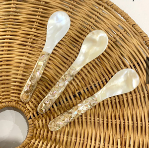 Cuchara Decorativa de Concha Marina, Cuchara de Postre de Madreperla, Vajilla Premium para Hoteles y Tiendas de Regalos - Product Image 1
