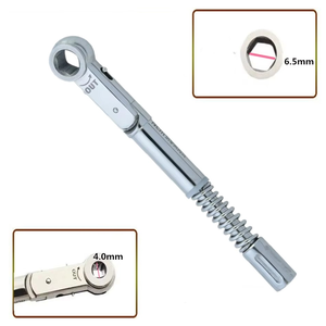 Juego de Llaves Dinamométricas de Acero Inoxidable para Implantes Dentales, Calidad Alemana Superior, 10.5 MM, 10 a 50 LHI, con Puntas - Product Image 5