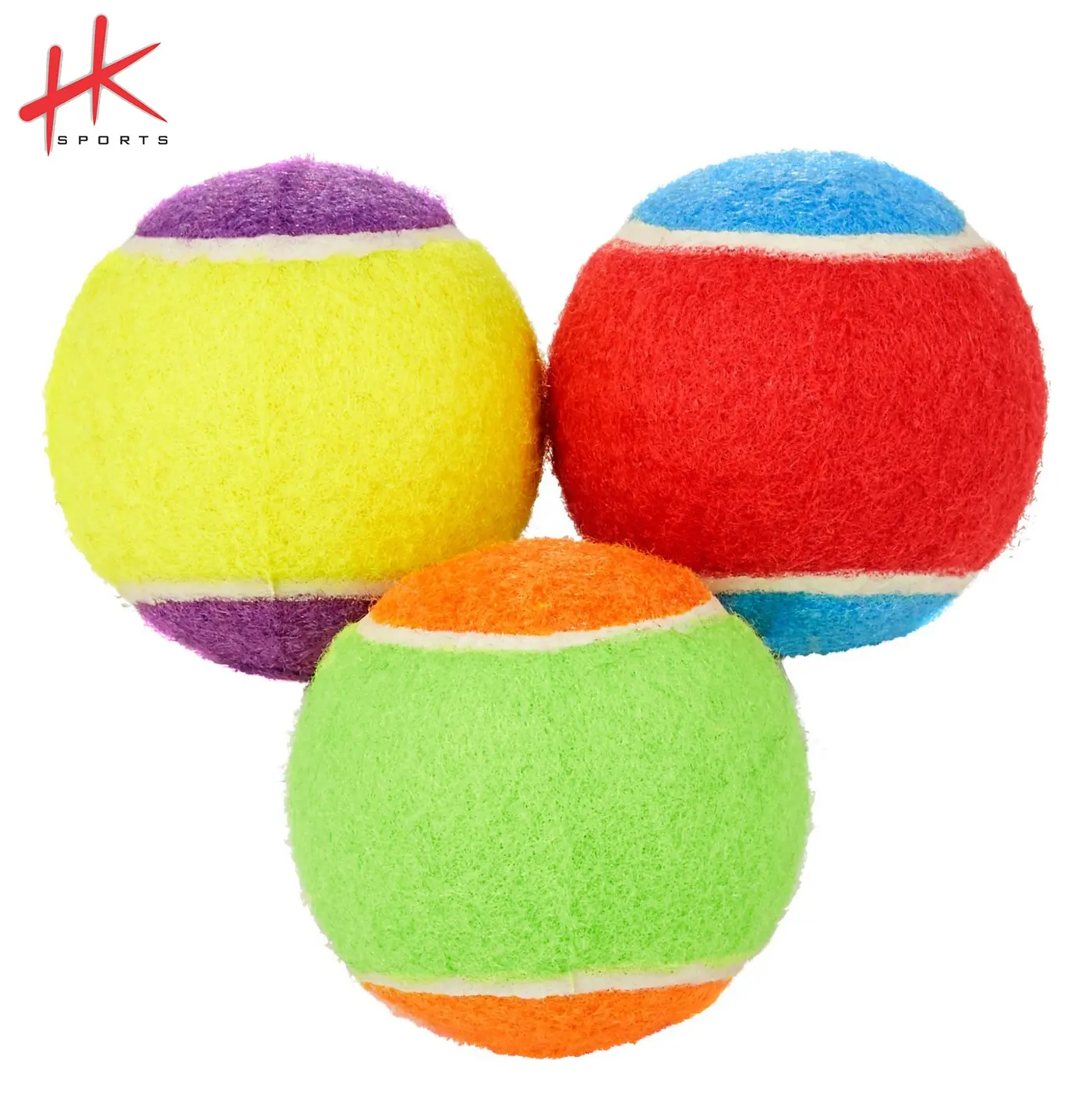 शीर्ष गुणवत्ता पेशेवर अनुकूलित ब्रांड शीर्ष गुणवत्ता टेनिस गेंद पाकिस्तान में किए गए HKSPORTS /75mm आकार hig हार्ड टेनिस गेंदों पाक