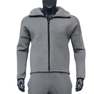 Trajes Deportivos con Cremallera Hechos en Fábrica, Venta al Por Mayor, Logotipo Personalizado Impreso, Trajes Ajustados de Alta Calidad con Tu Logotipo - Product Image 3